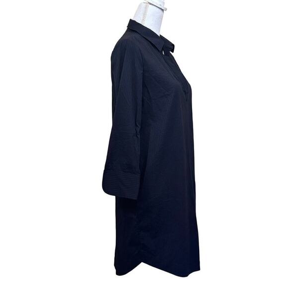 VIneyard Vines Lucaya Seersucker dress, black, XS, quick drying, understated - Picture 2 of 6